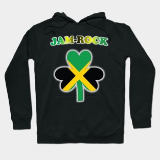 Jamrock - Cool Jamaican Shamrock Hoodie